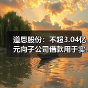 道恩股份:不超3.04亿元向子公司借款用于实...(图4) 道恩股份:不超3.04亿元向子公司借款用于实...(图4)