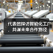 代表团探访智能化工厂,共谋未来合作路径(图1) 代表团探访智能化工厂,共谋未来合作路径(图1)