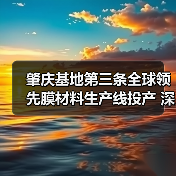 肇庆基地第三条全球领先膜材料生产线投产 深圳分公司开业布局华南战略（图4）