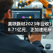 美联新材2023年营收18.71亿元,正加速拓展多业务板块(图2) 美联新材2023年营收18.71亿元,正加速拓展多业务板块(图2)