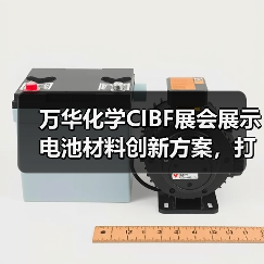 万华化学CIBF展会展示电池材料创新方案,打造生态圈(图1) 万华化学CIBF展会展示电池材料创新方案,打造生态圈(图1)